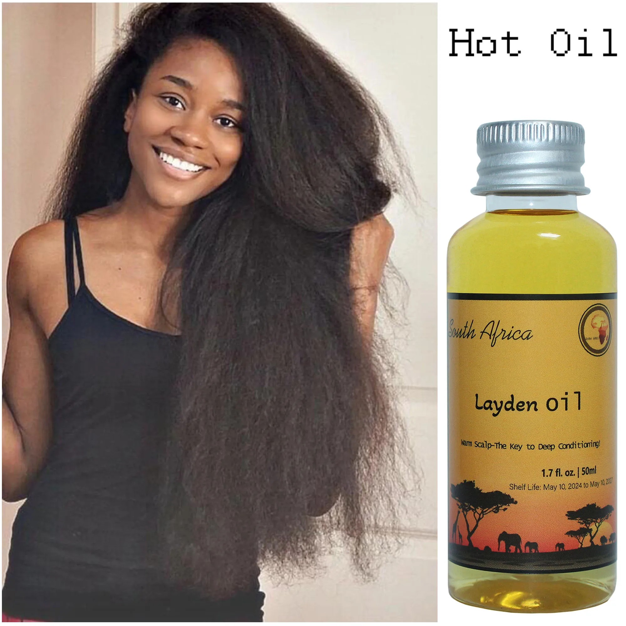 African Traditional Handmade Layden Oil  Scalp and Hair Roots Strengthening Treatment