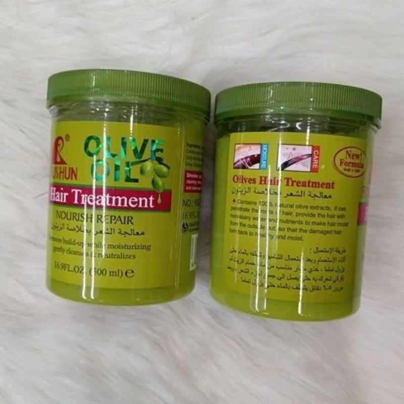 500ml Olive Oil Hair Treatment Conditioner Olives Hair Mask for Deep Hydration and Repair