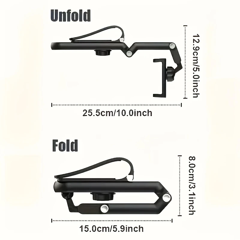 Universal 1080 Rotatable Sun Visor Car Phone Holder