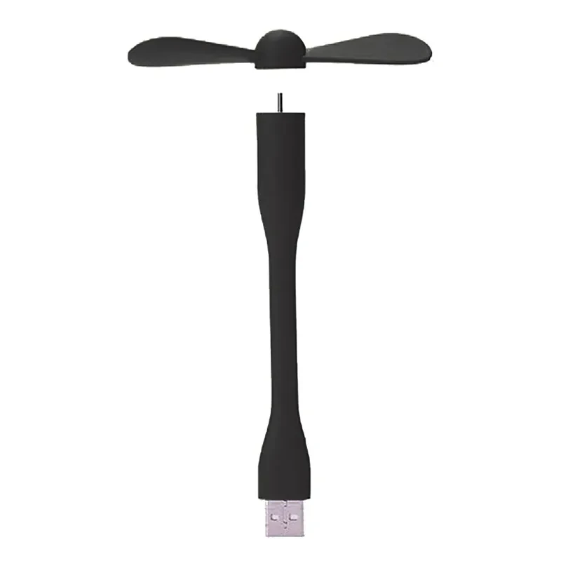 Mini USB Fan Bamboo Dragonfly Bendable Small Fan - Portable and Flexible Cooling Solution