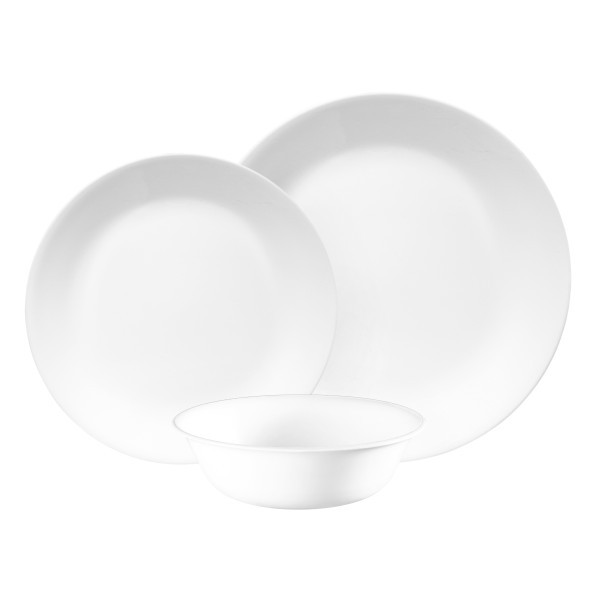 Winter Frost White Vitrelle 12pc Set - Corelle