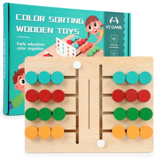 Children's Four-color Game Logic Mental Concentration Training Intellective Toys