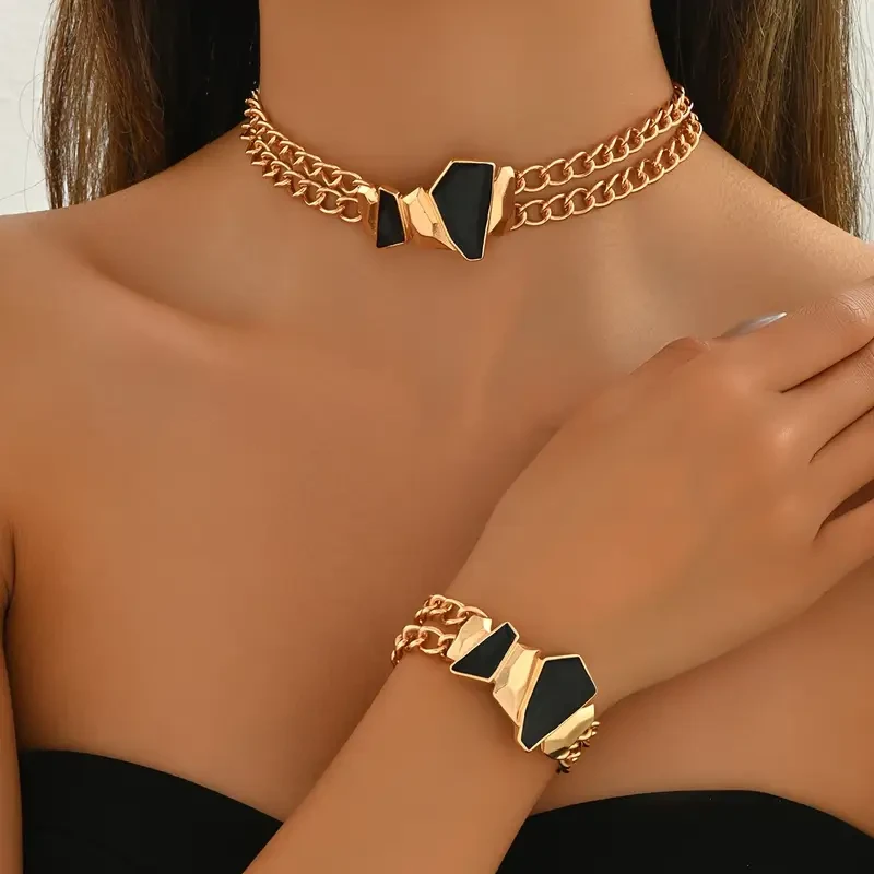 New Bracelet + Necklace Women's Jewelry Set
