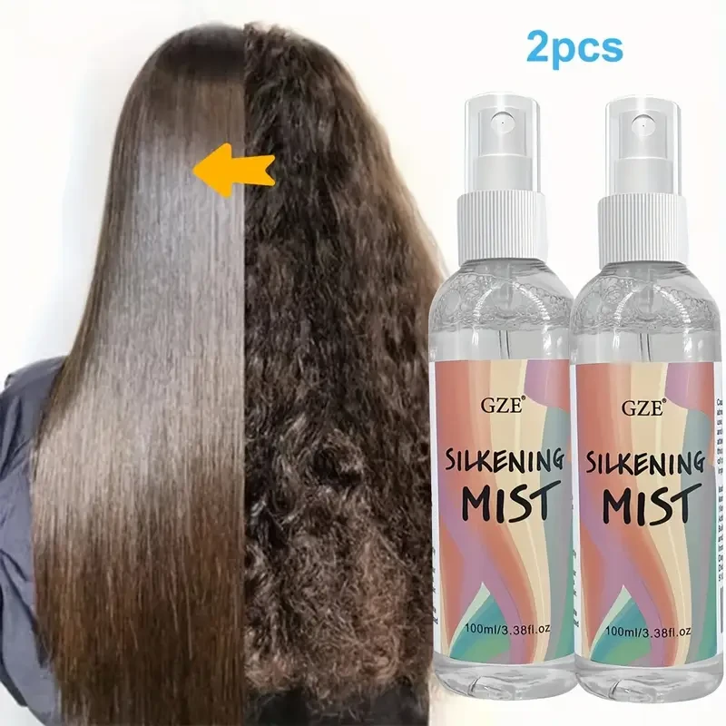 GZE Hair Silkening Mist Spray 2-Pack