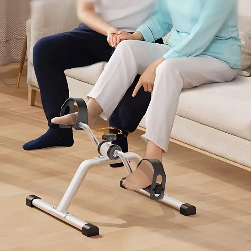 White Aluminum Pedal Exercise Bike for Home Fitness
