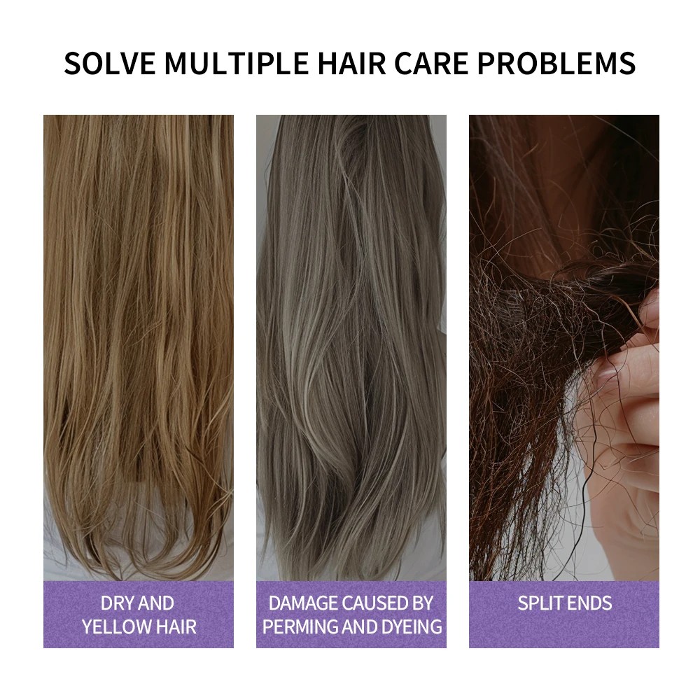 300ml Purple Shampoo for Blonde Hair Yellow Tone Remover and Color Lock for Silver, Gray, and Bleached Hair