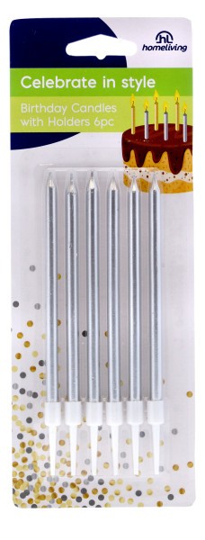 Candles Silver & Gold - Homeliving
