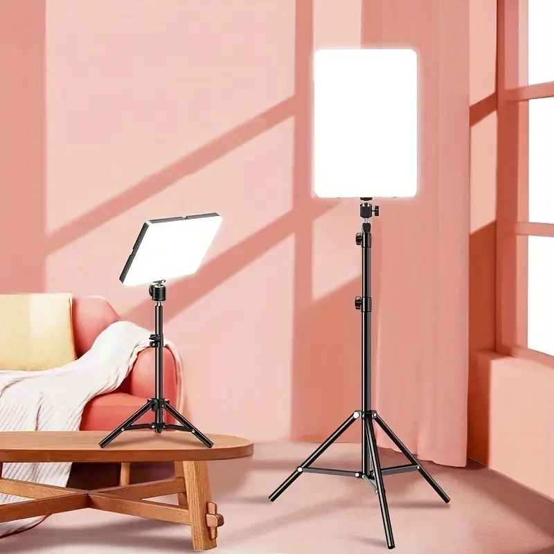 LAQIUIUE 10 Inch LED Flat Panel Light with 43 Inch Tripod