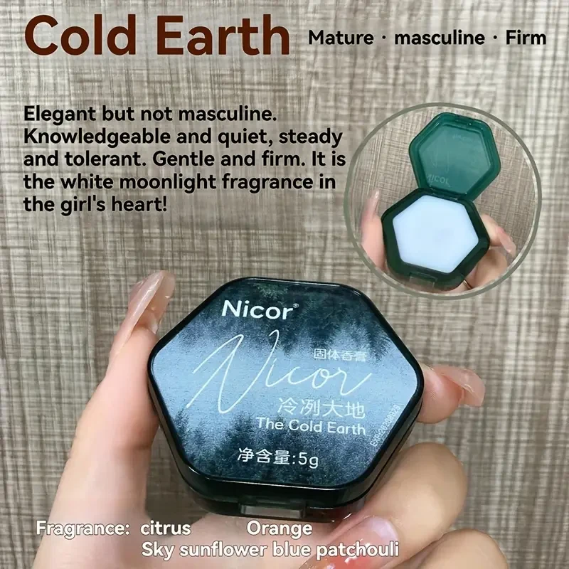 NICOR Solid Perfume Stick - Royal Ebony