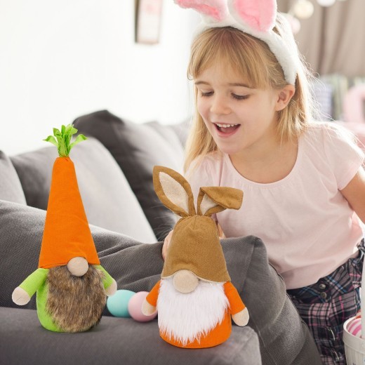 Easter Doll Radish Rabbit Hat Cute Doll Decoration