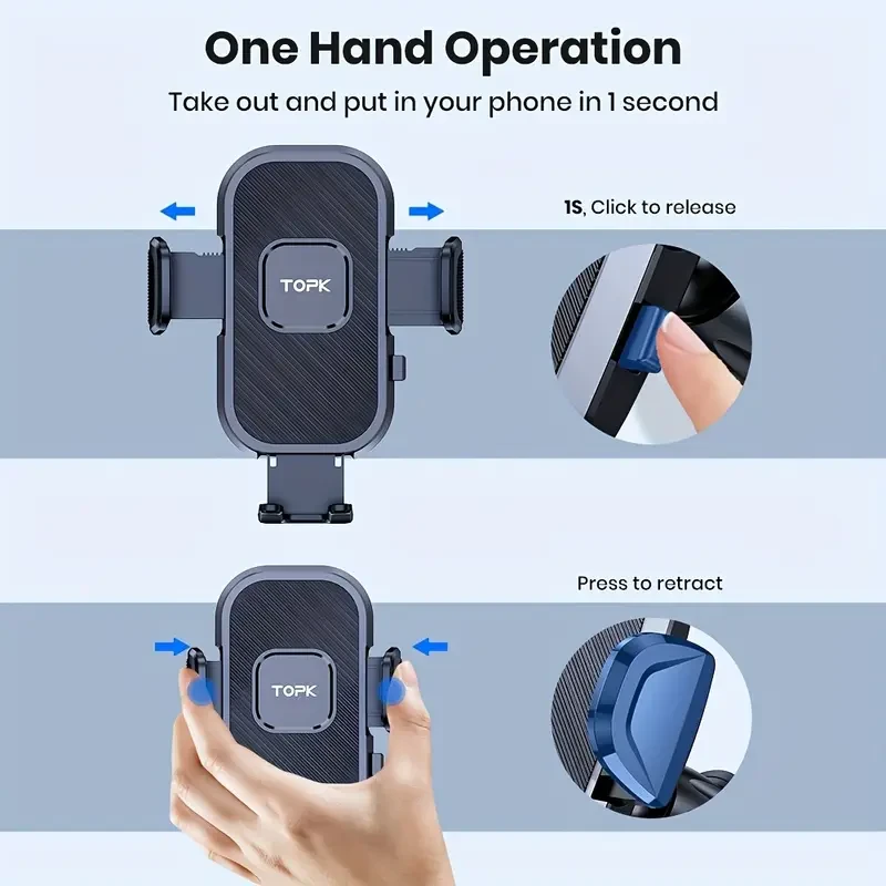 360 Rotation Car Phone Holder for Air Vent