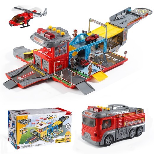 Cartoon Deformation Double-deck Bus Multi-functional Children's Inertia Sliding