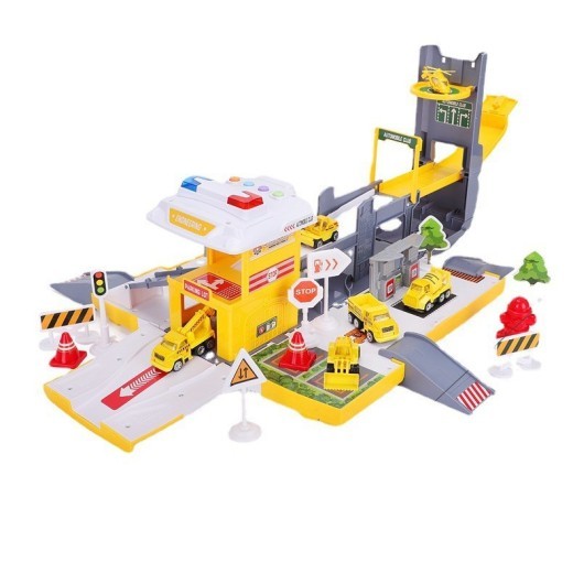 Cartoon Deformation Double-deck Bus Multi-functional Children's Inertia Sliding