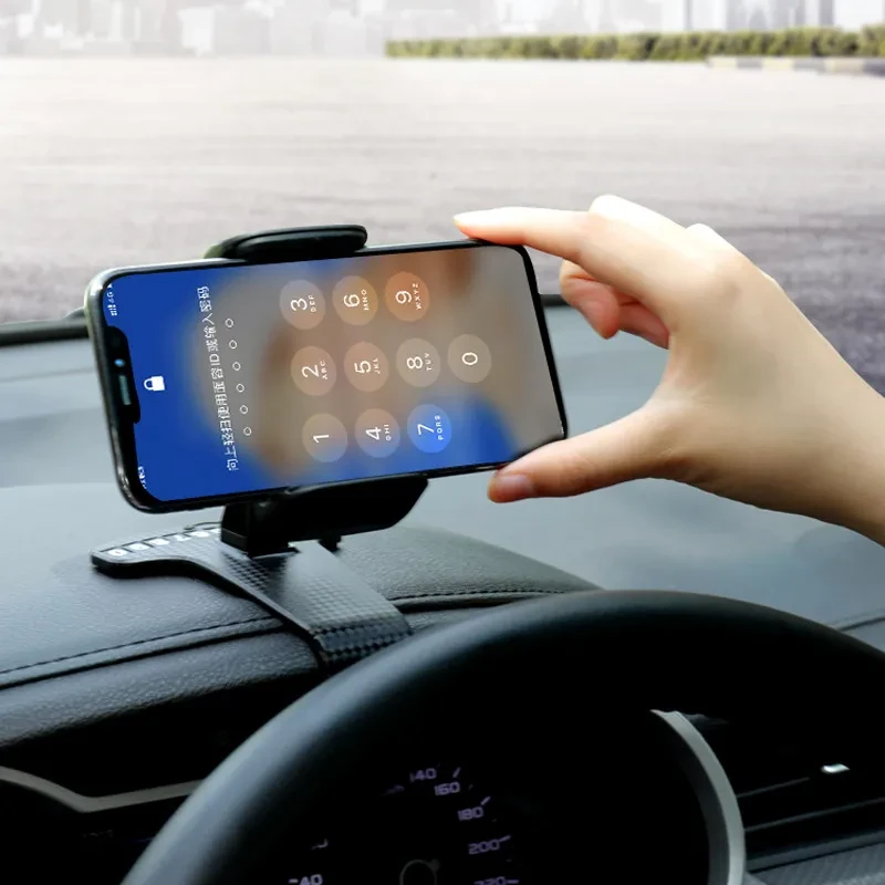Creative mobile phone dashboard bracket