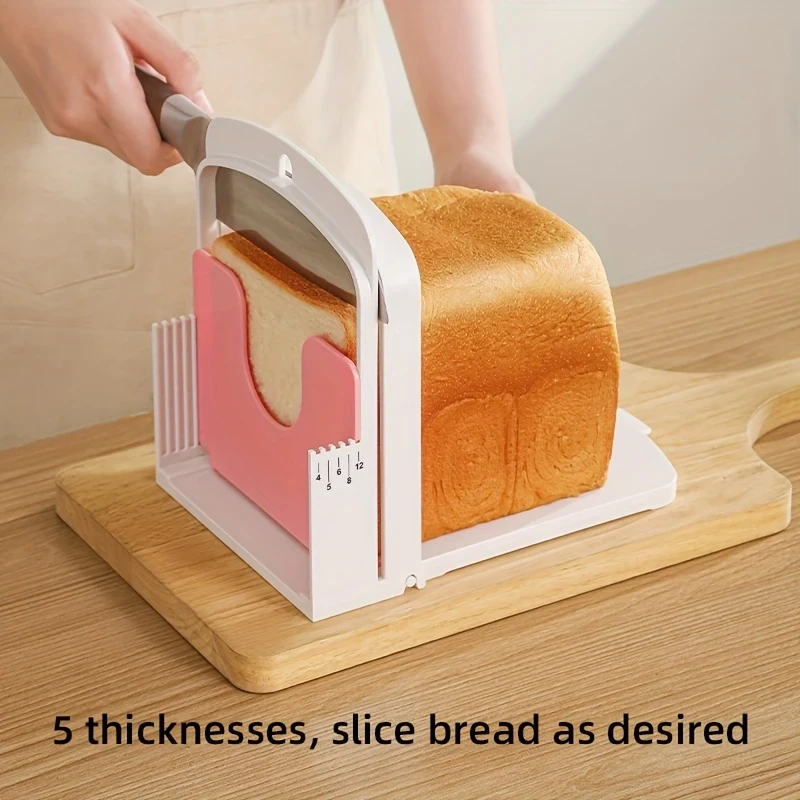 Manual Bread Cutter with Measurement Guide