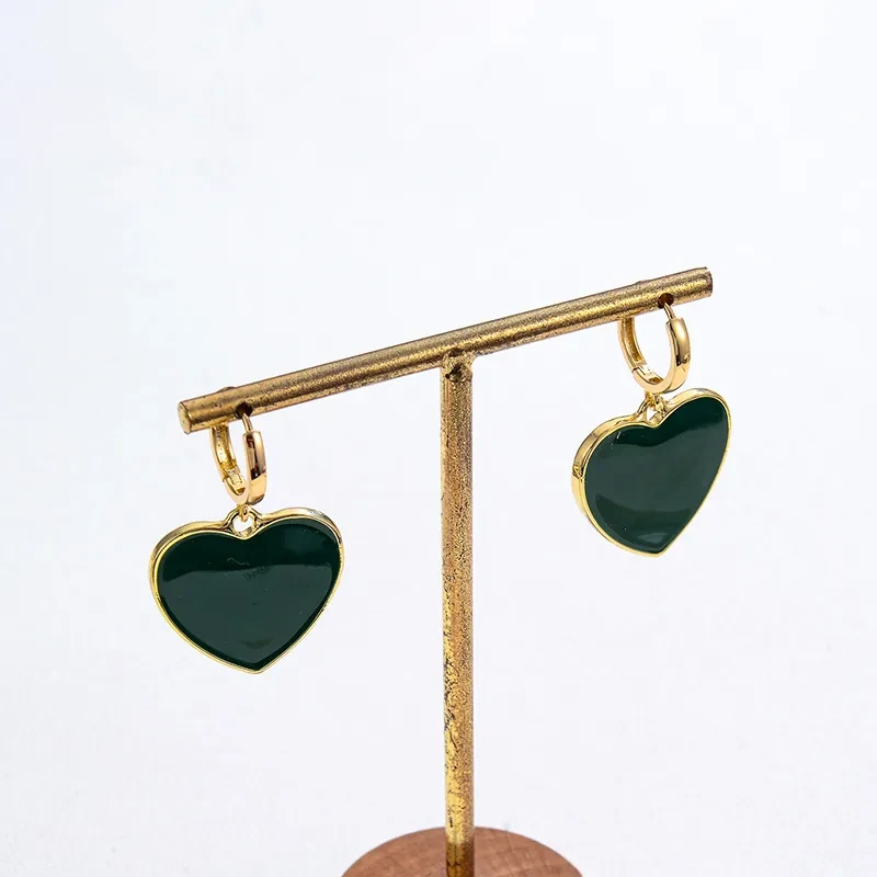 Earrings Frosted Shell Beads Solid Color