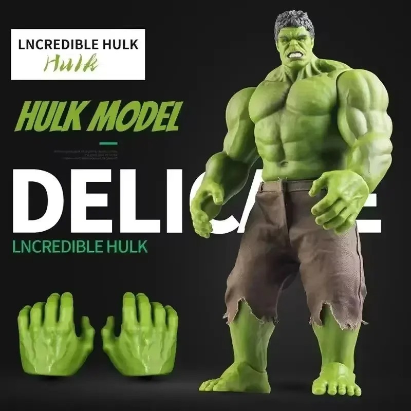 28 Anime Hulk Action Figures Large Hulk Doll Model for Boys, Desktop Ornaments