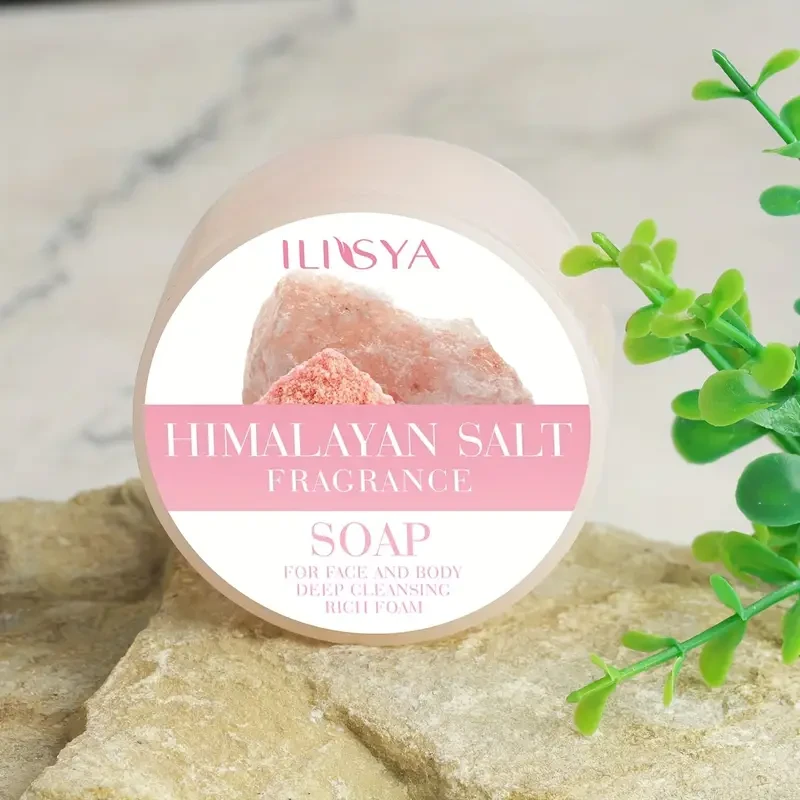 Himalayan Salt Fragrance Soap for Face and Body Deep Cleansing Rich Foam