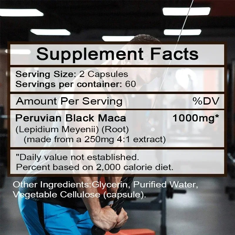 Best Maca for Men and Women Relieves Fatigue, Anxiety, Increases Energy, Improves Stamina