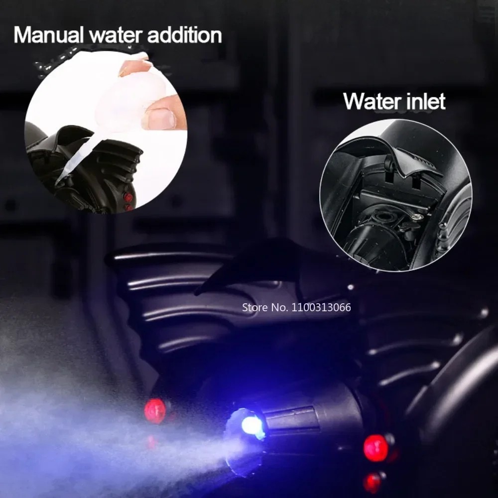 1/24 1989 Batmobile Alloy Car Model - Simulation Metal Diecast Toy Vehicle with Light and Sound