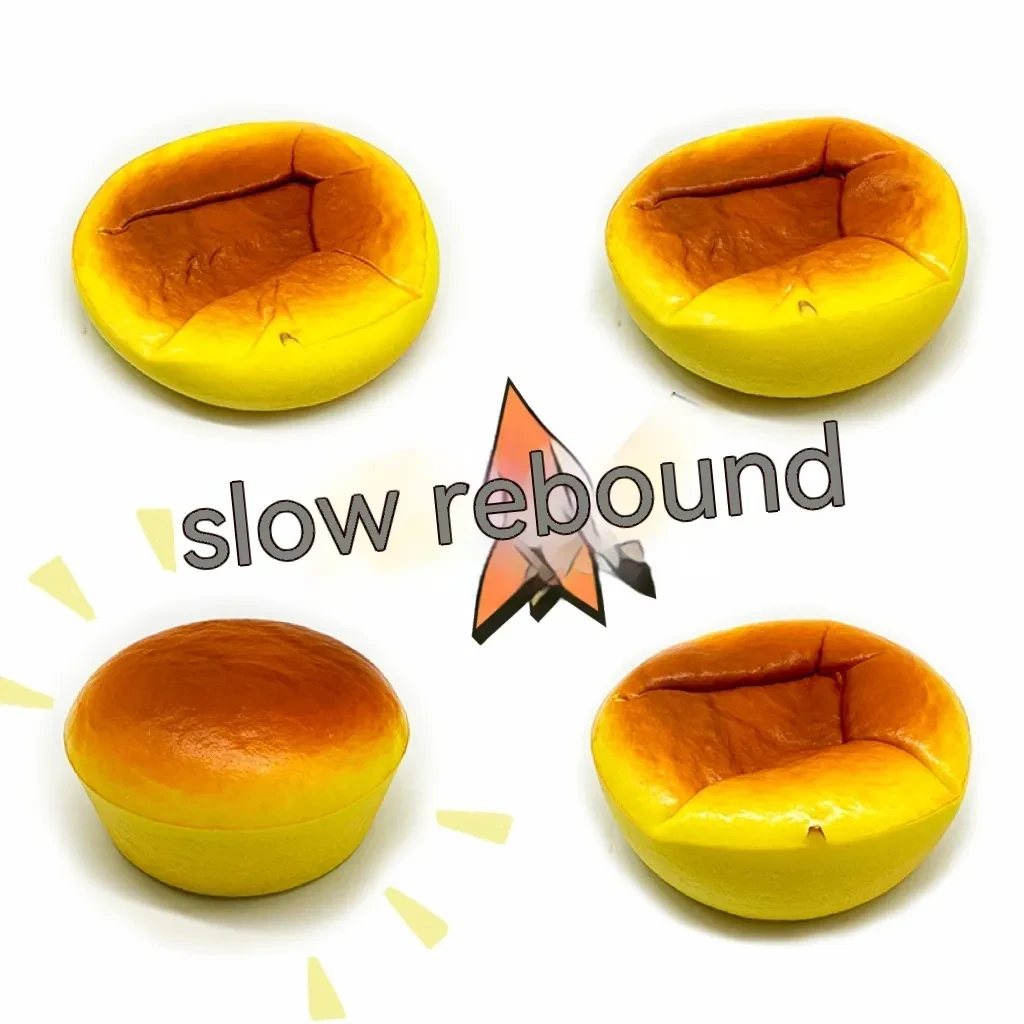 Simulation Butter Same Style Bread Slow Rebound Super Soft Cake Squeezing Toy Decompression Toy