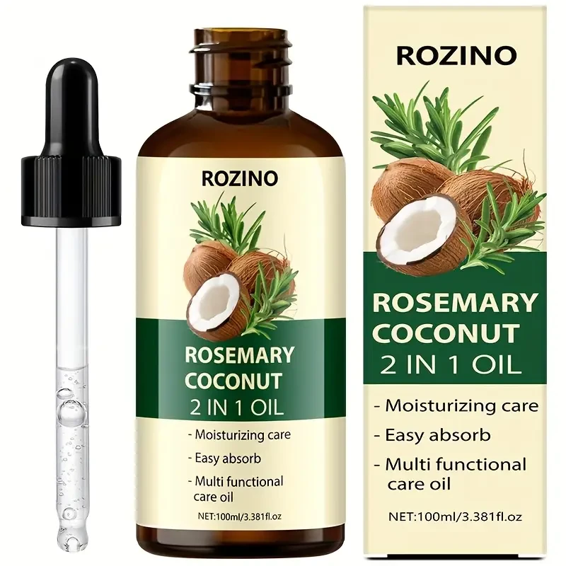 100ml Rozino Rosemary Coconut 2-in-1 Essential Oil