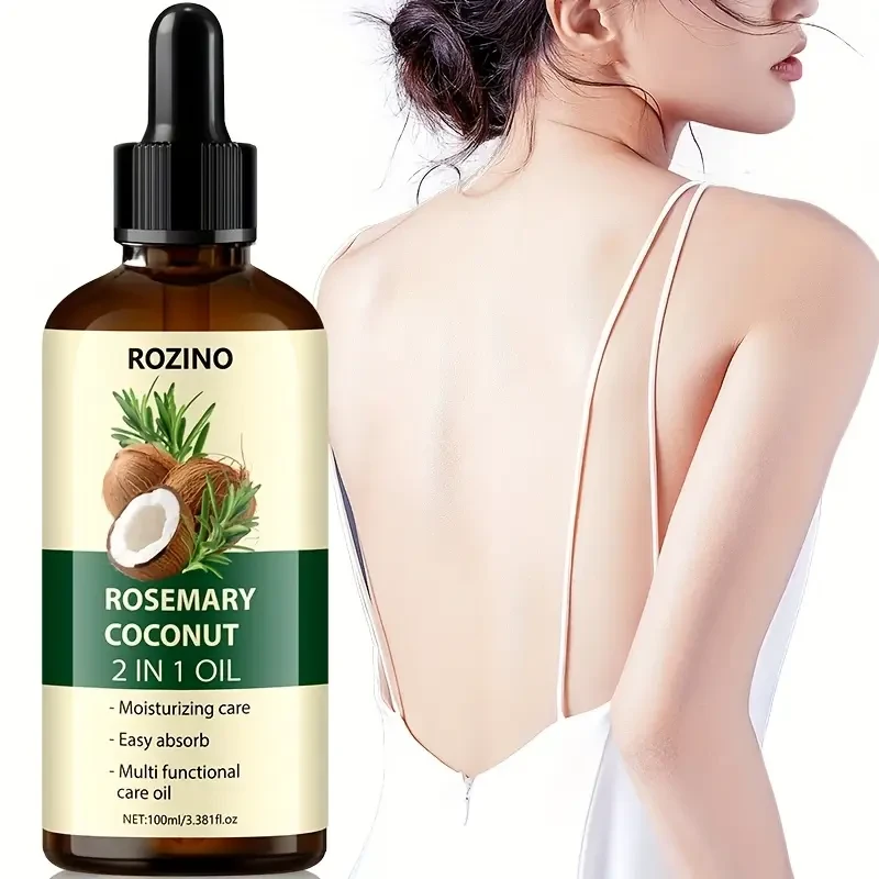100ml Rozino Rosemary Coconut 2-in-1 Essential Oil