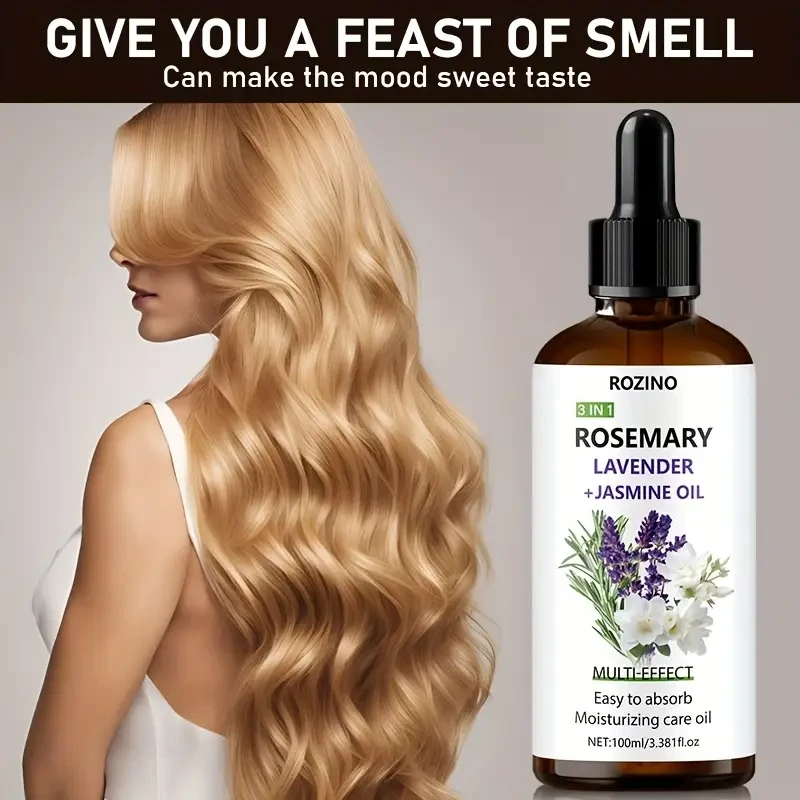 100M Lavender, Rosemary, And Jasmine Three-In-One Essential Oil