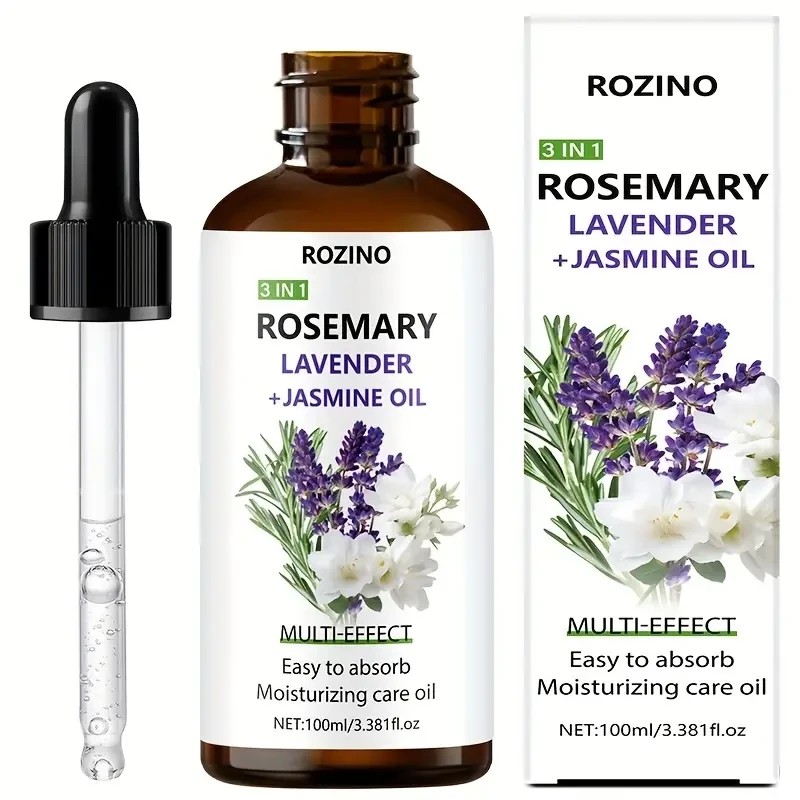 100M Lavender, Rosemary, And Jasmine Three-In-One Essential Oil