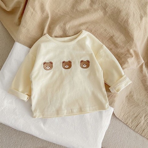 Babies' Long-sleeved T-shirt Bottoming Shirt Children's Autumn Models Baby Clothes Cartoon Top