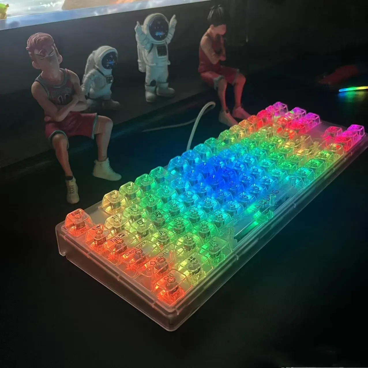Universal Key Cap 132 Key Large Full Set Transparent