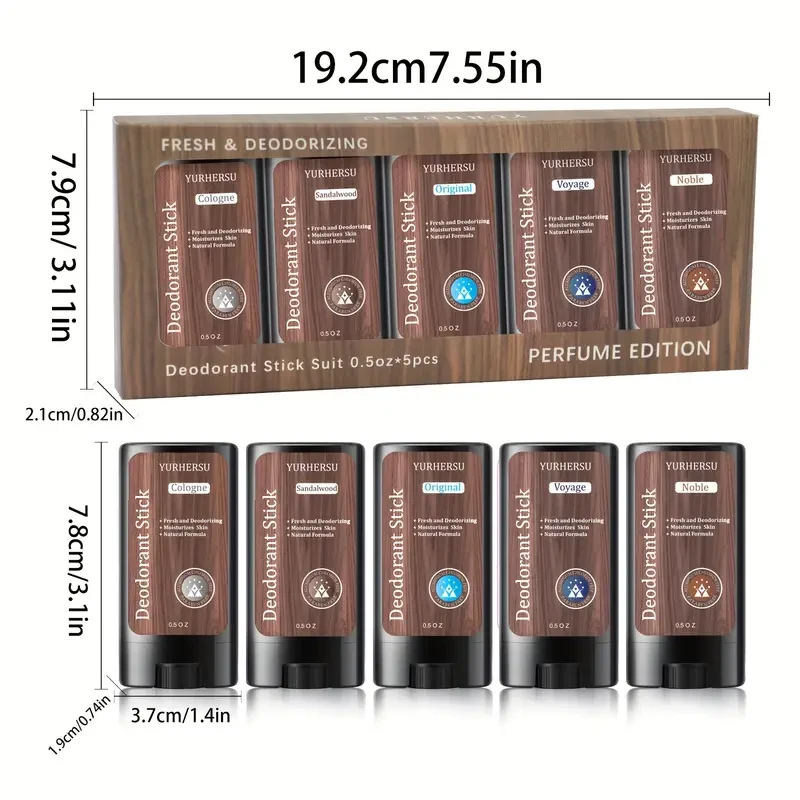 Sandalwood/Musk Deodorant Set