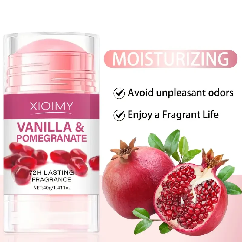 XIOIMY Vanilla & Pomegranate Deodorant Stick - 40g
