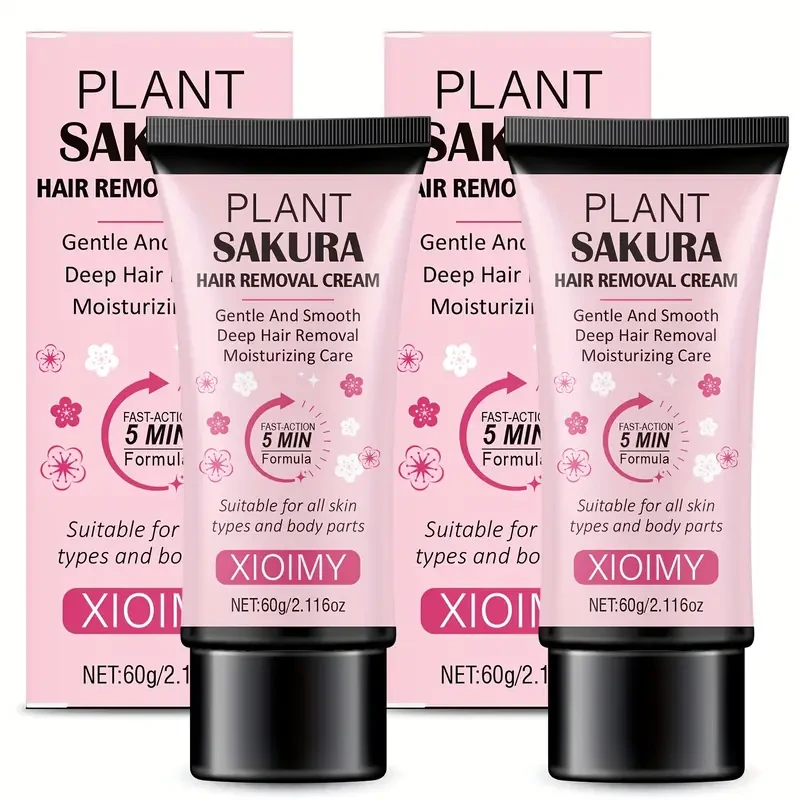 XIOIMY 60g Cherry Blossom Hair Removal Cream for Women