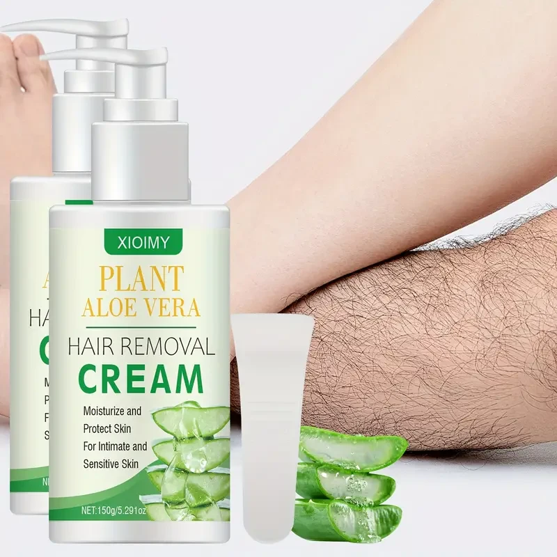 2pcs Aloe Vera Moisturizing Non Stimulating Hair Removal Cream