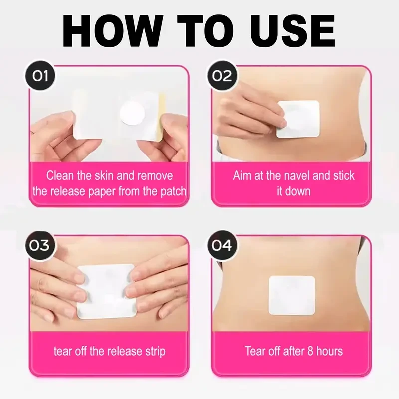 60pcs XIOIMY Belly Firming Patches