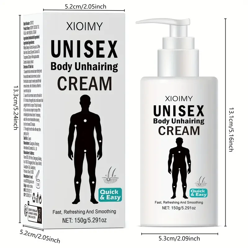 XIOIMY Unisex Body Hair Removal Cream