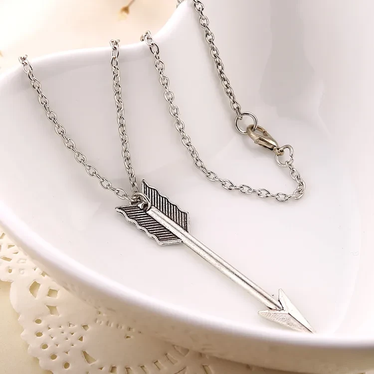 Women's Vintage Arrow Necklace Sweater Chain