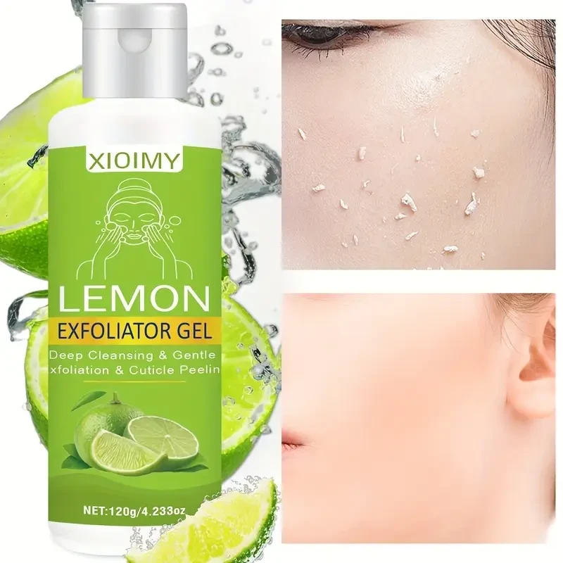 120g Lime Exfoliating Gel with Lemon, Aloe Vera, Rose & Glycerin