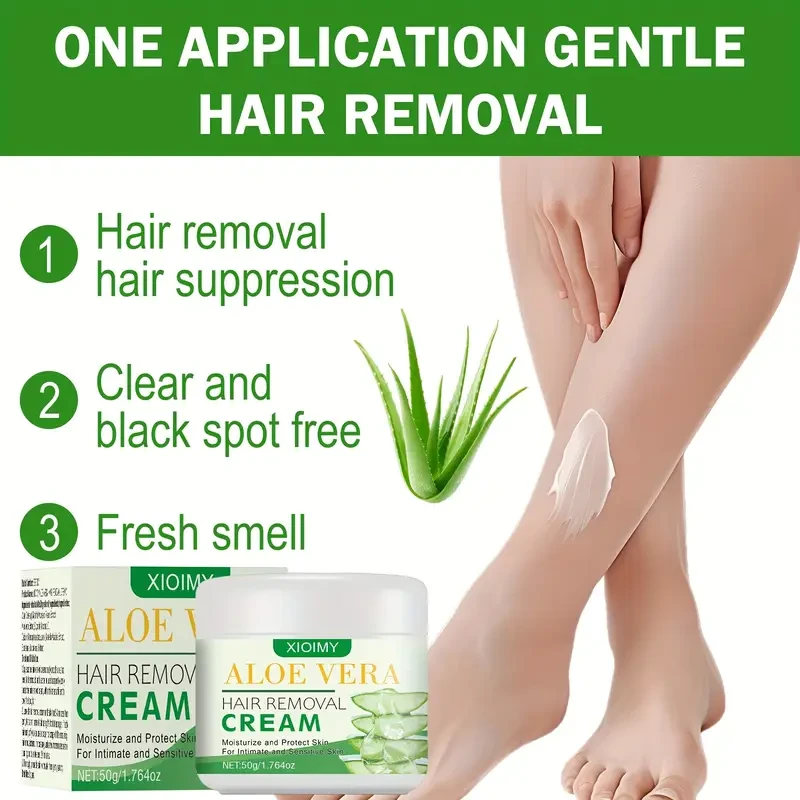 2pcs XIOIMY Aloe Vera Hair Removal Cream