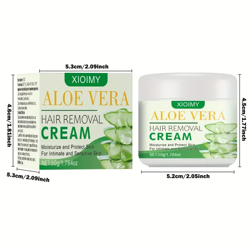 2pcs XIOIMY Aloe Vera Hair Removal Cream