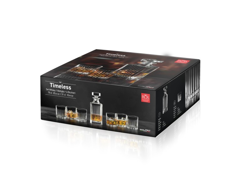 Timeless Whisky Glassware Set 7pcs  - RCR