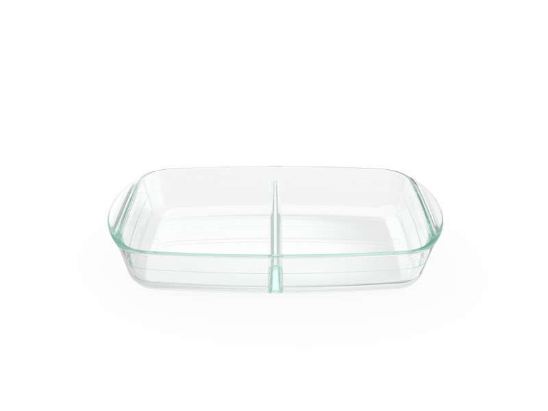 Divided Glass Bakeware 8x12" 2.6L - Pyrex