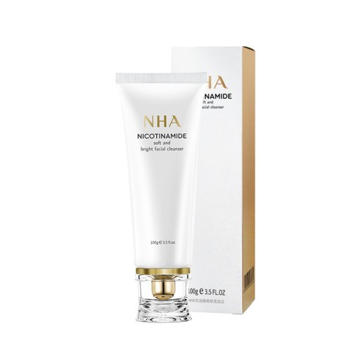 Nicotinamide Soft Transparent Foam Facial Cleanser Balance Water And Oil Not Tight Deep Cleansing