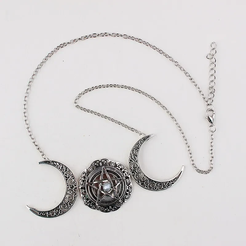 Magic Circle Blessing Moon Necklace