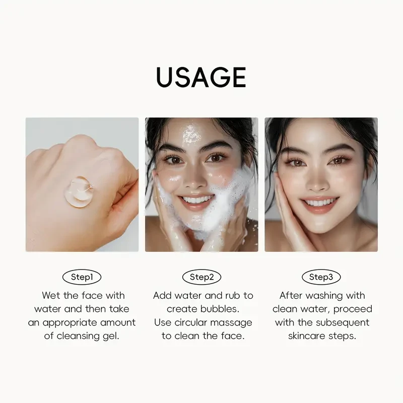 Quiyum Snail & Collagen Gel Cleansser 3.53oz