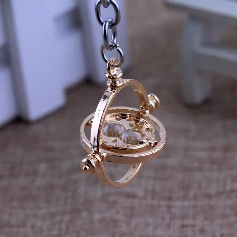 Hourglass Time Converter Key Ring Pendant