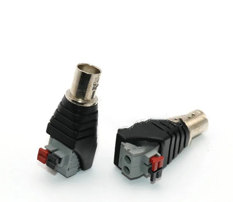 Mayitr 1pc Speaker RCA Connector Universal Wire A V Cable to Audio Male RCA Adapter Jack Press Plug Cabe for Audio Cable