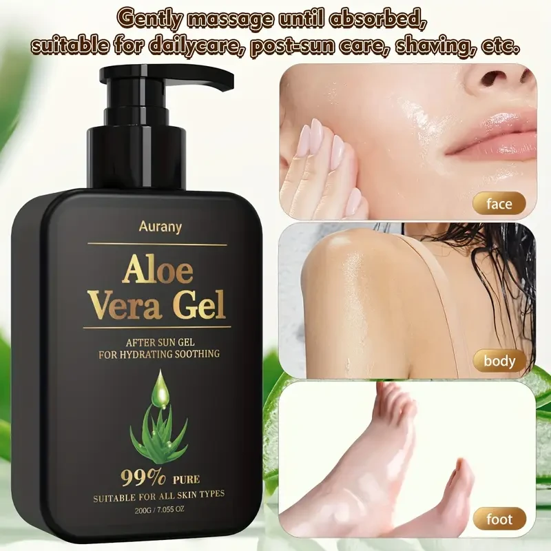 AURANY Aloe Vera Gel & After Sun Care