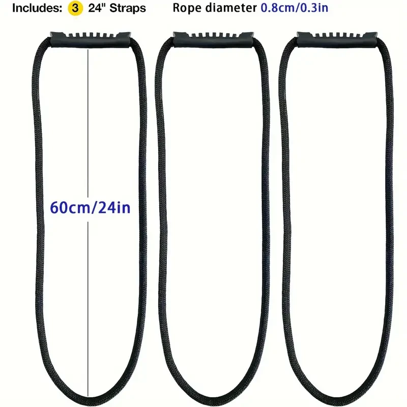 Heavy-Duty Hose Holder Storage Straps - Versatile Organizer for Air/Water Hoses & Extension Cords - Space-Saving, Tangle-Free Solution for Home, Garage, Boat